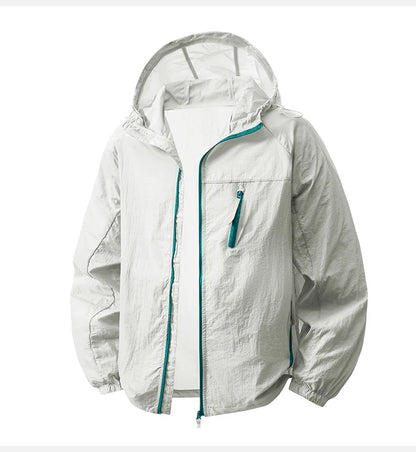 Women's Men's Sun Protective Jackets Camping Mountaineering Hiking Outdoor Sports Windbreaker Summer Lightweight Coat