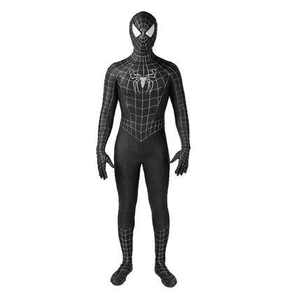 Toby Black Spider Man Costume Spider Man Cosplay Costume Black Spider Man Tight Zentai Bodysuit Carnival Superhero party suit