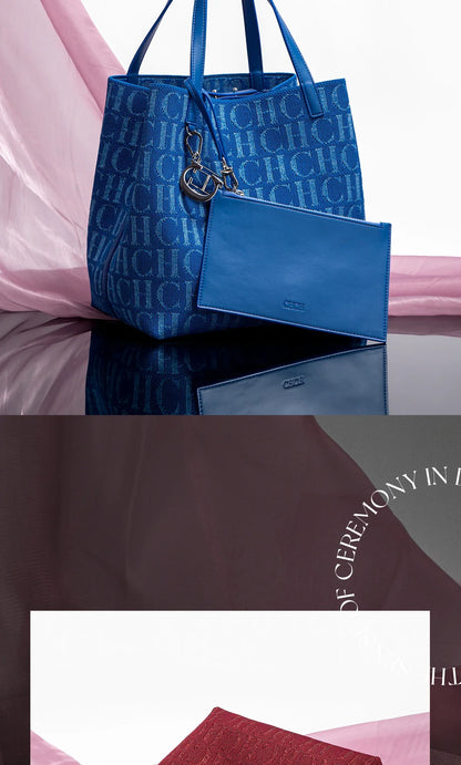 Large Capacity Letter Print Design Pure Colour Ladies Handbag Classic Style Fashion New with Clutch Bag Accessories