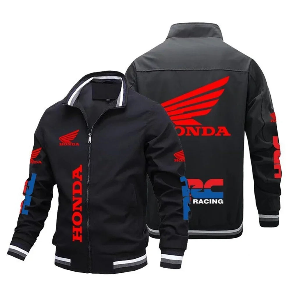 Moto 2025 New Motorcycle Jacket Pattern Bomber Jacket Baseball Motorcycle Top Men