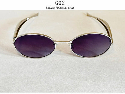 Oval Sunglasses Women Trendy 2025 Luxury Vintage Sunglass Fashion Glasses Dropshipping Lentes De Sol Mujer Lunette Soleil Femme