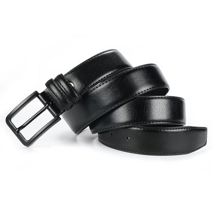 men's leather pin buckle casual retro leather belt youth jeans belt, Father's Day Gift