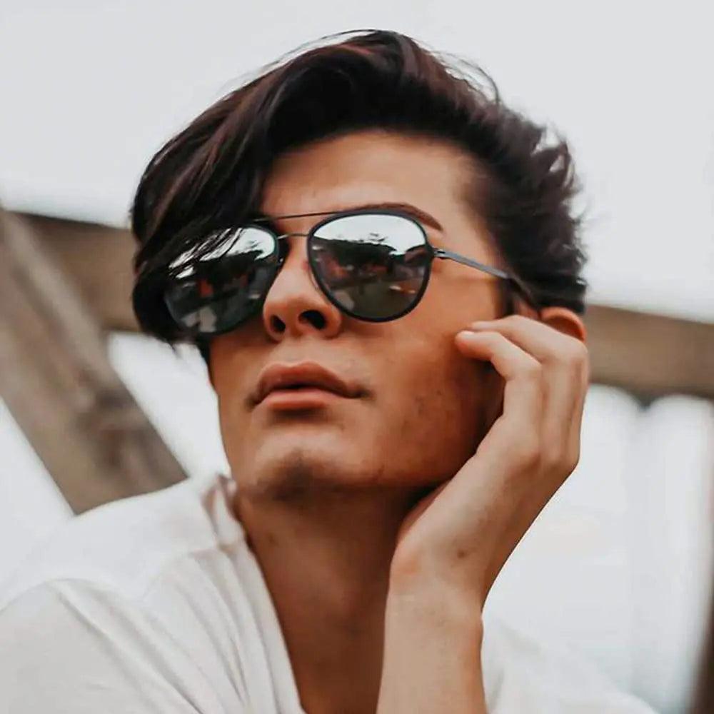 UV400 Protection Urltra-Light Sunglasses for Women Male Classic Sports Driving Polarized Pilot Sun Glasses