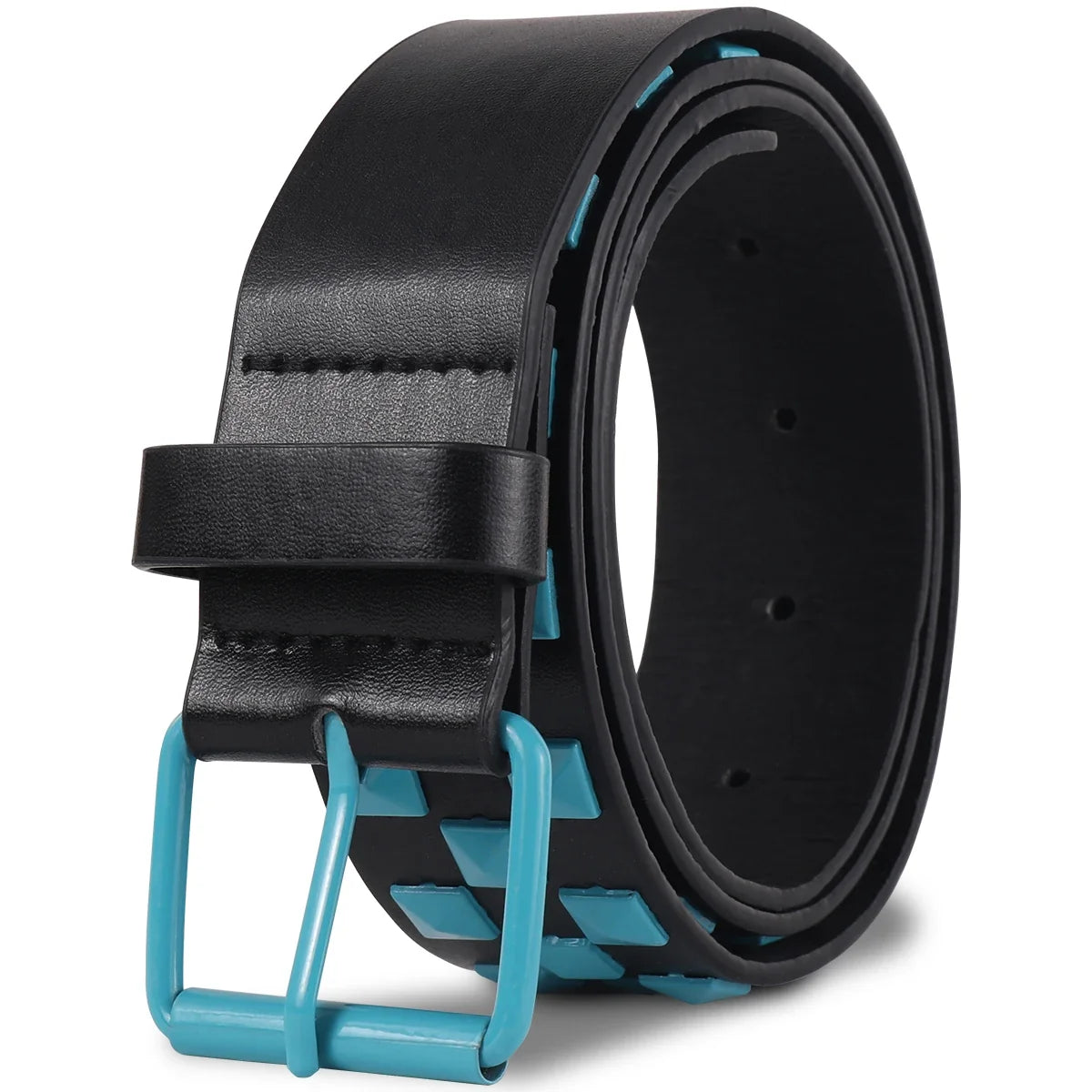 Ladies' inlaid belt, suitable for punk, street, and retro styles, can be paired with hard items such as leather jackets