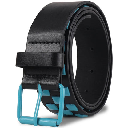 Ladies' inlaid belt, suitable for punk, street, and retro styles, can be paired with hard items such as leather jackets