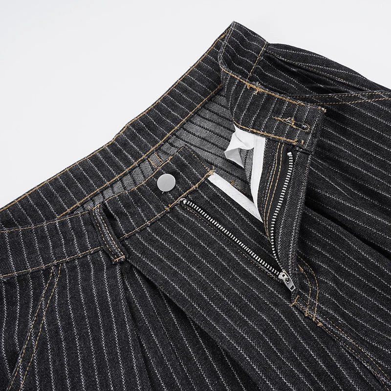 Women Striped Relaxed Fit Jeans Retro Low Rise Wide Leg Denim Pants Grunge Loose Trousers 2026 Spring Y2K Clothes 2026