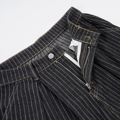 Women Striped Relaxed Fit Jeans Retro Low Rise Wide Leg Denim Pants Grunge Loose Trousers 2026 Spring Y2K Clothes 2026