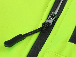 BERGRISAR Men's Winter Cycling Jacket Softshell Windproof Thermal Fleece Bike Jacket Running Jacket Windbreaker BGA025
