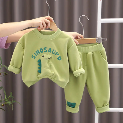 New Autumn Baby Boys Clothes Suit Children Girls Fashion T-Shirt Pants 2Pcs/Sets Kids Outfits Toddler Costume Infant Tracksuits