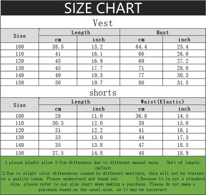 Boys Basketball Clothes Sets Summer Kids Casual Vest and Shorts Two Piece Suit Breathable Comfy Mesh Child Outfits