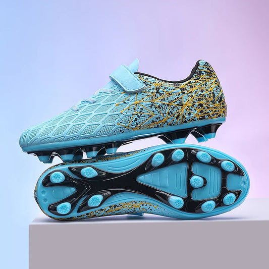 New Men Kids Soccer Shoes Cleats Match Grass Boys Professional Football Boots Ultralight Non-Slip Training Shoes Drop Shipping
