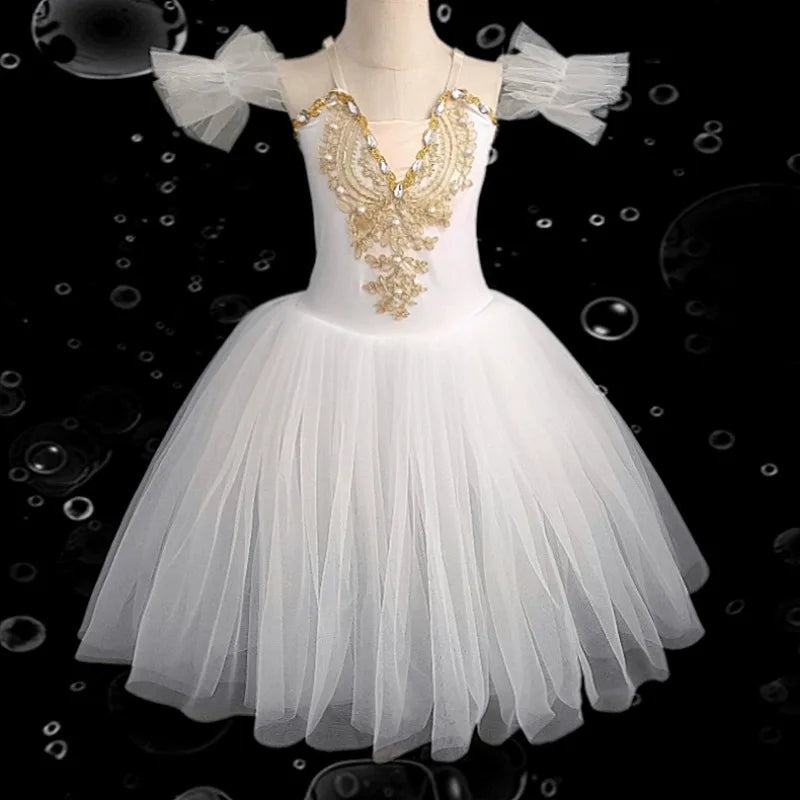 Girl Ballet Dress Tutu Outfit Vestidos Princess Dance Costumes Kids Clothes Summer Girls Dresses Ballet Leotards Children's Day