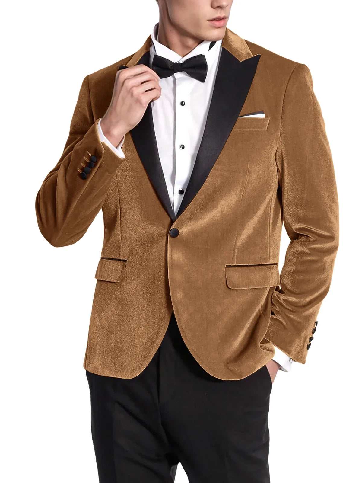 High Quality Classic Men's Suits 1Piece Velvet Custom Suit Timeless Style Every Occasion Wedding Dating Prom Annual Dinner Party