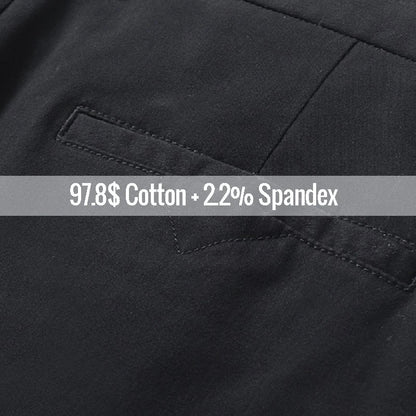 New in Spring Casual Pants Men Straight Fit Cotton Stretch Chino Trouser Male Formal Work Business Dress Khaki Fashion Regular