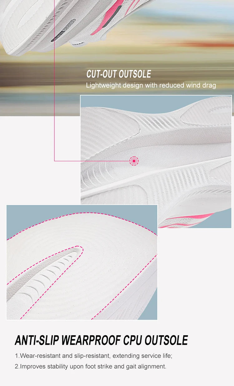 New Lightweight Running Shoes For Both Men And Women Shock-Absorbing And Wear-Resistant Racing Training Sports Shoes