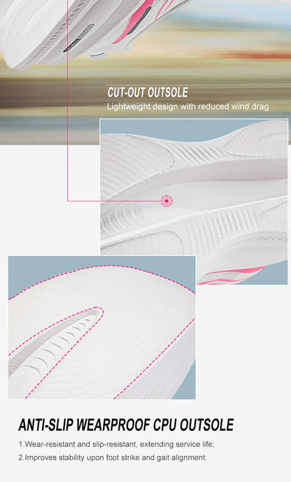New Lightweight Running Shoes For Both Men And Women Shock-Absorbing And Wear-Resistant Racing Training Sports Shoes