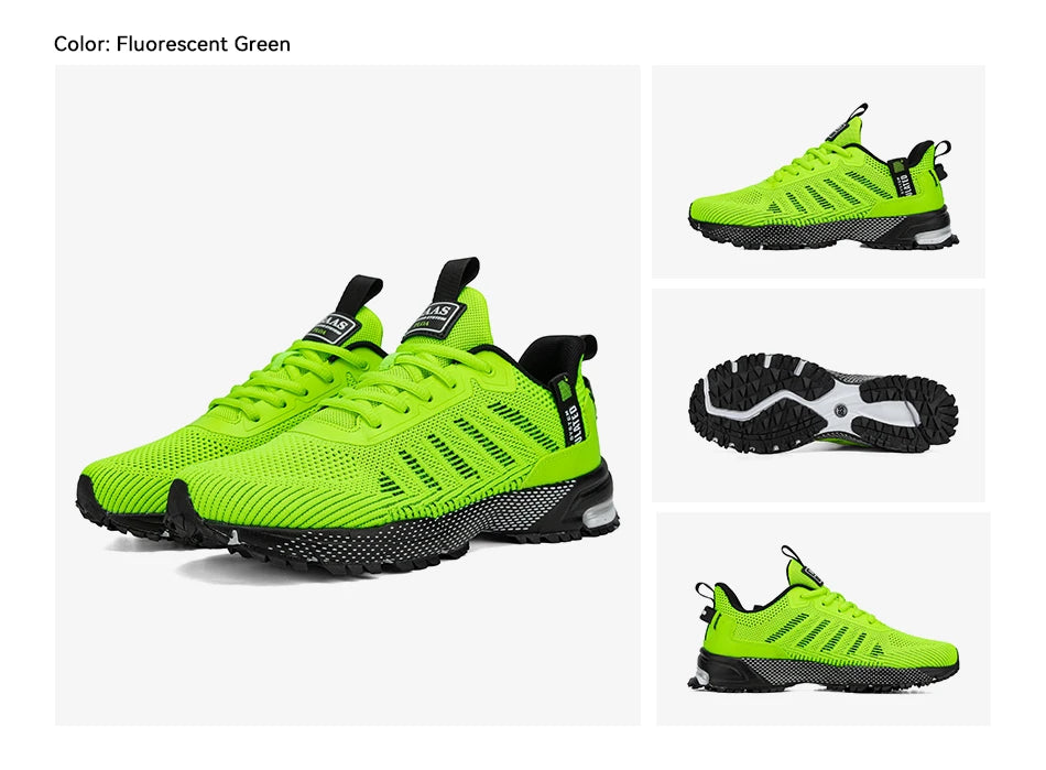 Men Sneakers Outdoor Casual Lightweight Breathable Tennis Shoes Male Fashion Designer Mesh Professional Running Shoes