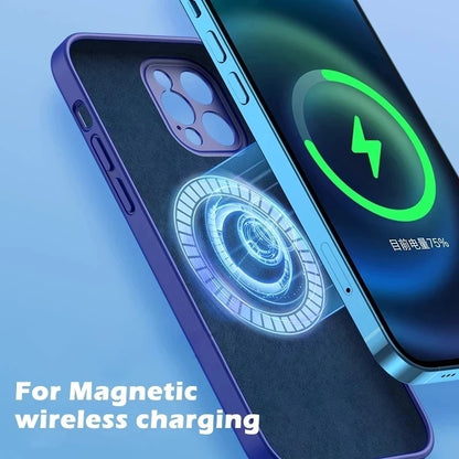 Original Liquid Silicone Case For iPhone 14 13 12 11 Pro Max For MagSafe Magnetic Wireless Charging 8 Plus XR XS Max X SE Cover