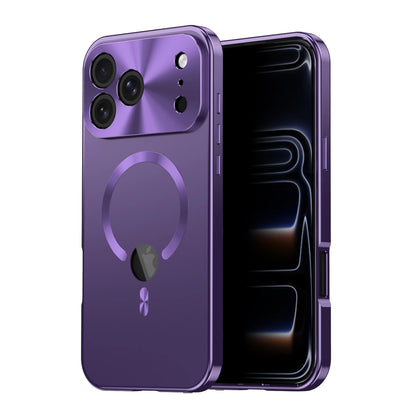 Magnetic Metal Aluminium Alloy Case for IPhone17 Pro Max 17 Pro Full Camera Lens Protective Original Color Phone Ultrathin Cover