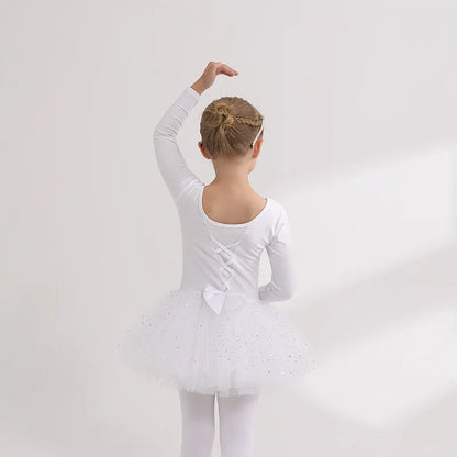 Children's Dance Costume Girl Dress Tutu Outfit Vestido Girls Clothes Ballet Leotard Robe Fille Summer Ballet Skirt Baby Dresses