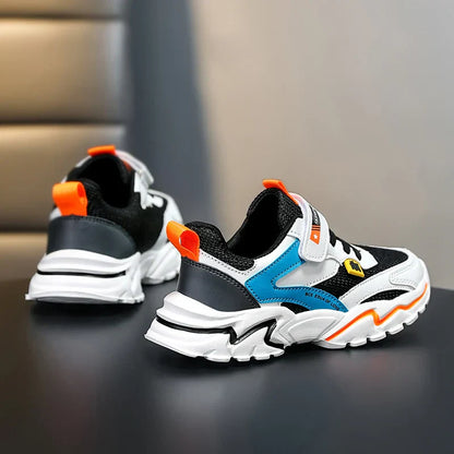 Boys' Summer Mesh Breathable Sneakers Anti-Skid Outdoor Tennis Shoes for Children Sport Running Size 28-39