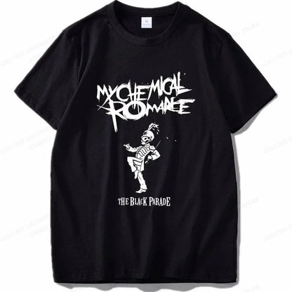 My Chemical Romance T Shirt Women Fashion Cotton T-shirts Cool Hip Hop Men Tshirt Casiual Summer Vintage Anime Unisex Top Tee