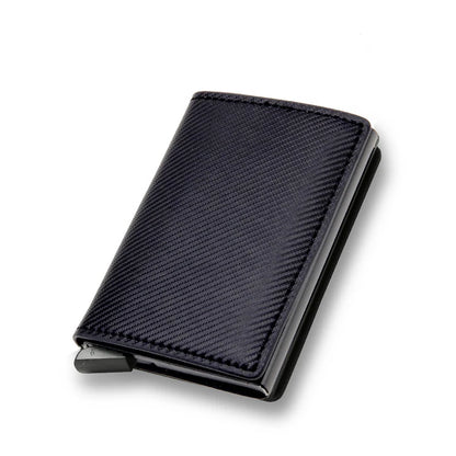 Porte-carte de crédit antivol RFID, portefeuille fin et intelligent pour hommes et femmes, étui porte-carte bancaire, pochette à monnaie, porte-cartes de crédit