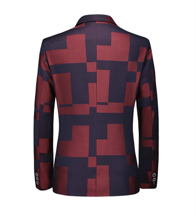 2026 New Men Business Social Suit Jacket Summer Male Single Breasted Thin Dress Male Jacquard Blazers Coats