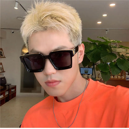Senior Square Sunglass Men Vintage Millionaire Sunglasses Women Silver Retro Fashion Glasses Dropshipping Gafas De Sol Hombre