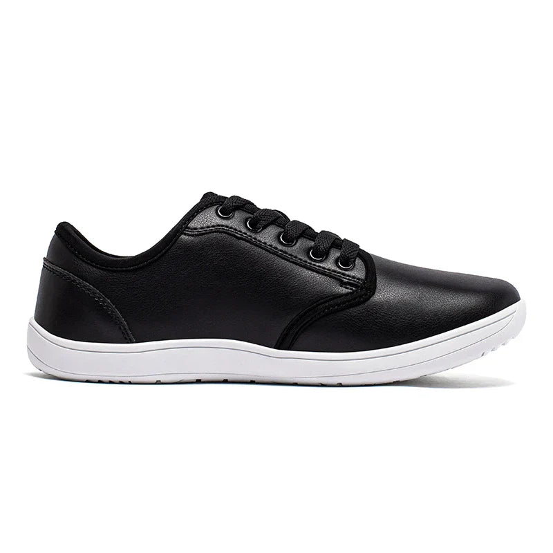 Unisex Wide Barefoot Shoes Women Men Zero Drop Minimalist Sneakers Artificial Leather Trail Walking Shoes