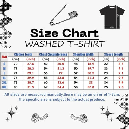 My Dress-Up Darling Kitagawa Marin Kawaii Graphic Print T-shirt Men Women Retro Washed O-neck Cotton Tee Oversize Summer New Top
