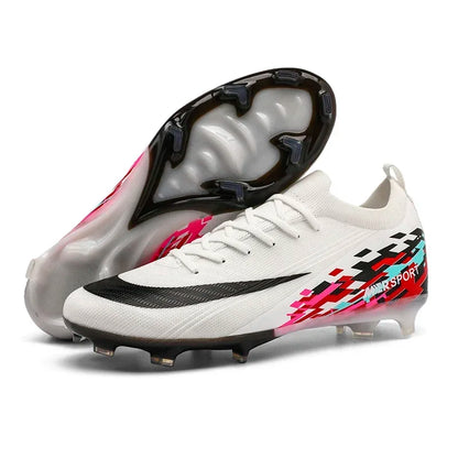 New Men Soccer Shoes Sport Grass Cleats Unisex Non-Slip Match Adult Ultralight Outdoor Football Boots Comfortable High-quality
