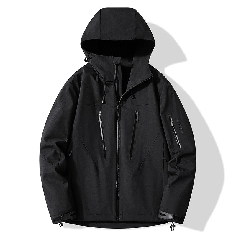 Unisex Rain Coat Hiking Camping Trekking Mountaineering Waterproof Jackets Men Women Outdoor Sporty Windproof Windbreaker