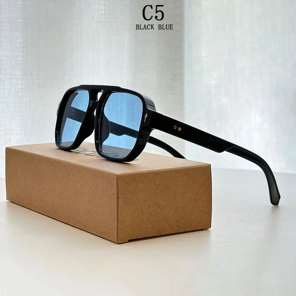 Square Sunglass Men Vintage Fashion Glasses Retro Sunglasses Women Trendy Gafas De Sol Hombre Lunette Soleil Femme Dropshipping