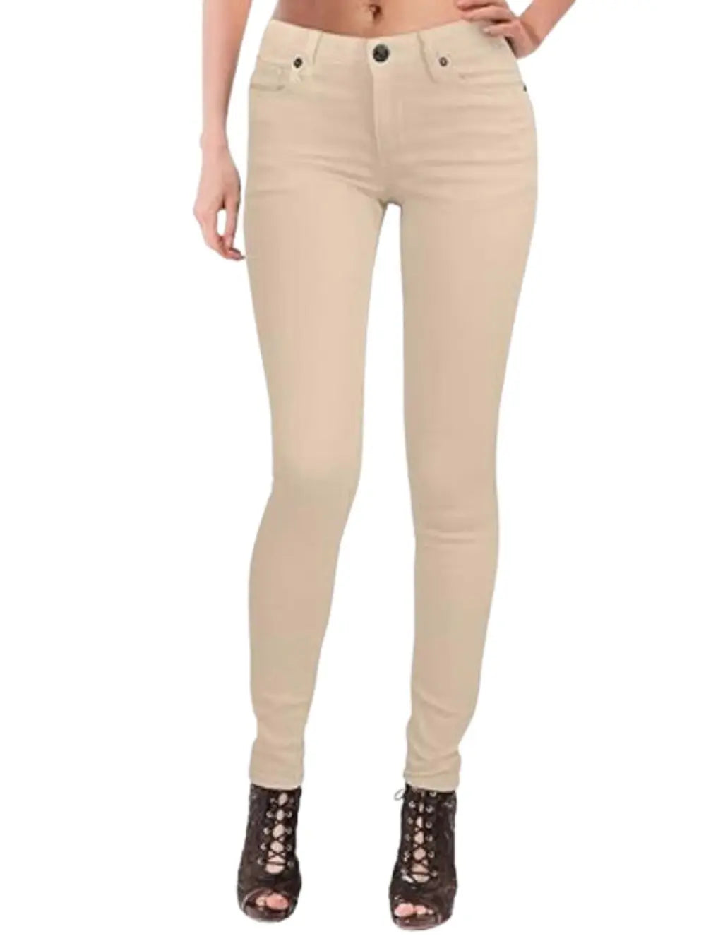 Casual Stretchy jeans for Women  White SKinny Pants Jeans Stretchy Spring Denim Pants Butt Lifting Denim Leggings
