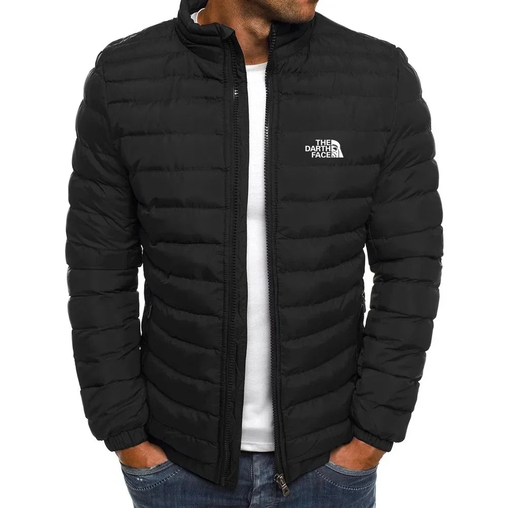 2024 Autumn/Winter Men's Stand up Collar Zipper Warm Shopping Fashion Leisure Brand Business Slimming Fishing Hot Selling Coat