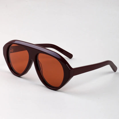 Fashion Large Frame Niche Lady Sunglasses UV400 Outdoor Polarized Driving Men Sun Glasses Support Color Changing Myopia Lens