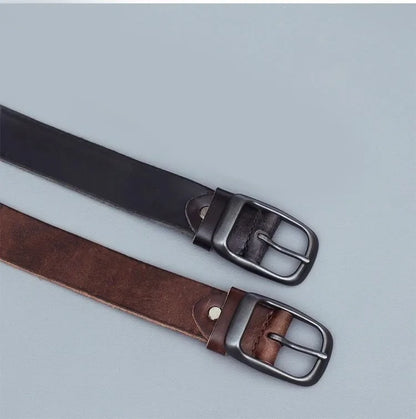 Men Belt Top Quality Cow Genuine Leather Men's Belt Cowhide Strap For Male Automatic Buckle Belts For Men Alloy Buckle Belt