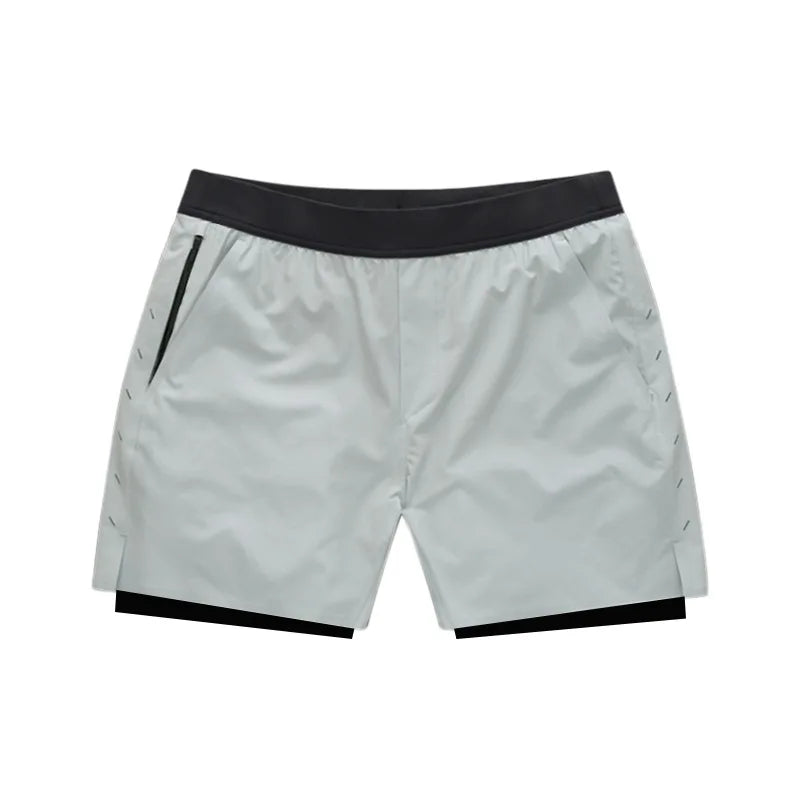 Men's Compression Shorts Quick Dry Elastic Baselayer Summer Gym Running Basketball Fitness Training Casual Sport Quarter Pants