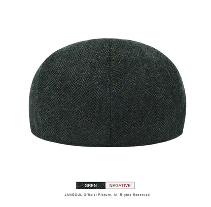 Men Wool Blend XL XXL Ivy Newsboy Cap Classic Tweed Gatsby Cabbie Flat Hat