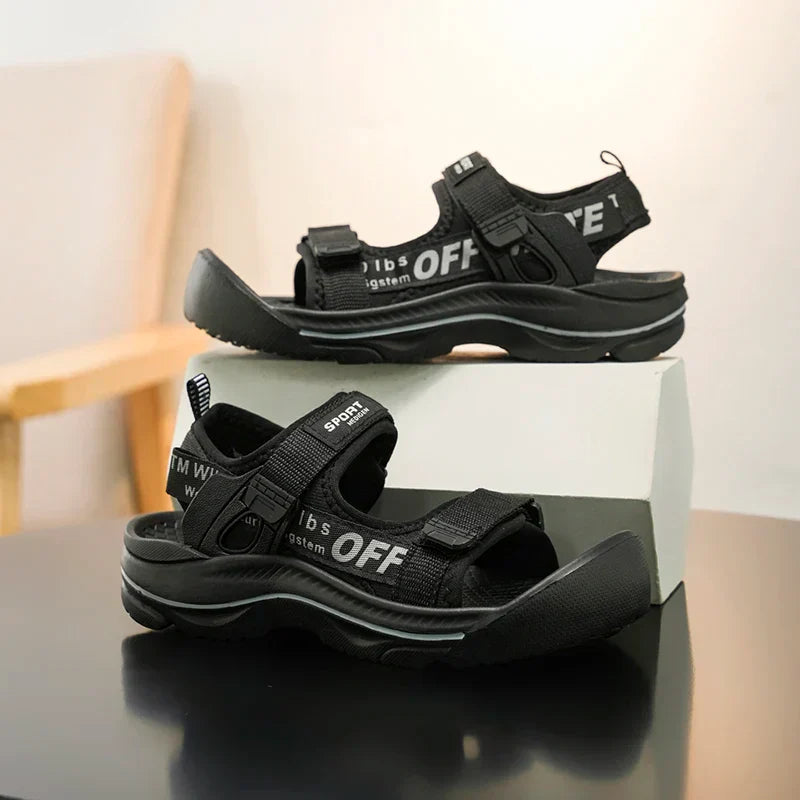 Fashion Kids Sandals Shoes Boy Water Sneaker Summer Outdoor Sports Non-slip Soft Beach Sandals for Boy Casual Shoes
