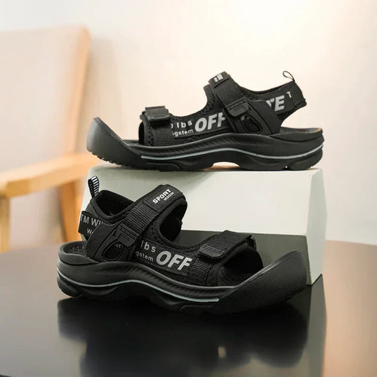 Fashion Kids Sandals Shoes Boy Water Sneaker Summer Outdoor Sports Non-slip Soft Beach Sandals for Boy Casual Shoes