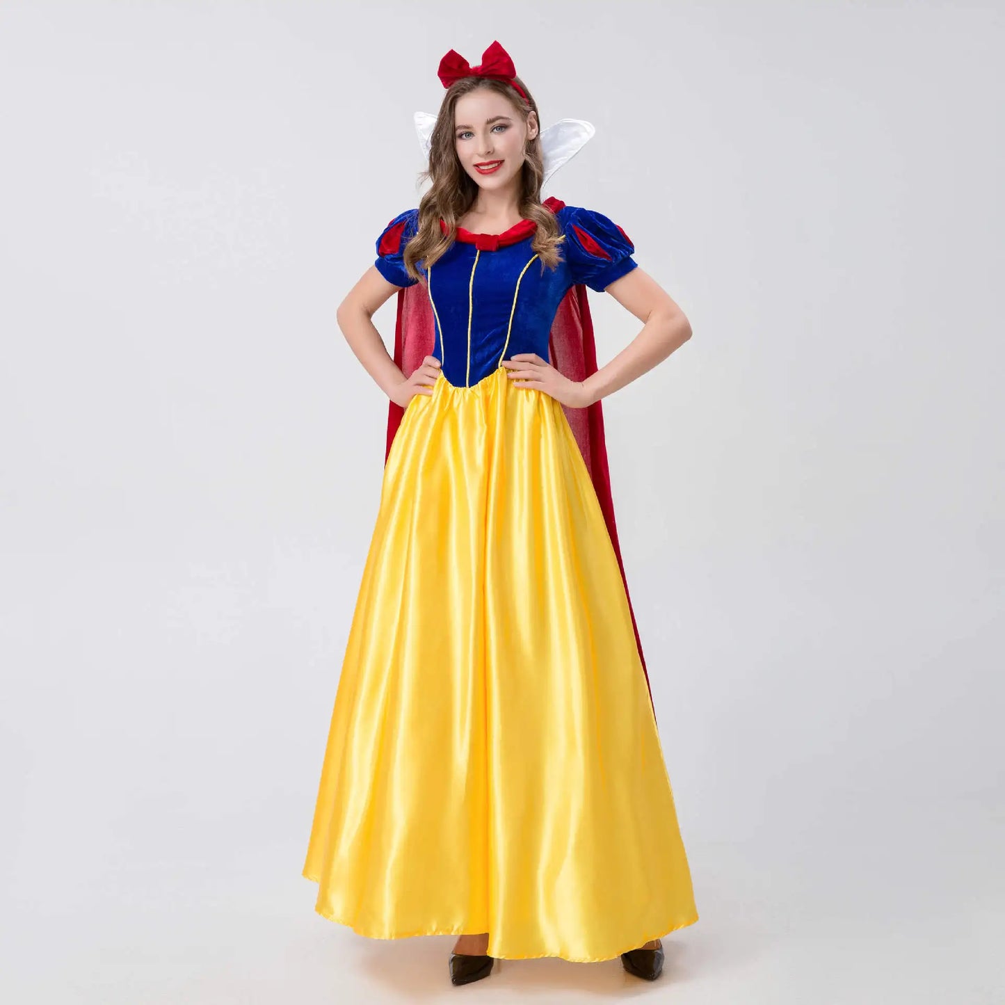 Adult Cosplay Dress Snow White Girl Princess Dress Women Adult Cartoon Princess Snow White Halloween Party Costume