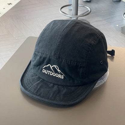 Baseball Caps for Women Short Brim Baseball Hat Men Sunshade Peaked Cap Cotton Outdoor Mountaineering Duckbill Hat Visors 모자