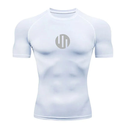 Running Men's Compression Long sleeve T-Shirt Gym Sports underwear Quick-drying Sweat-Wicking Sunscreen Second Skin Workout Men