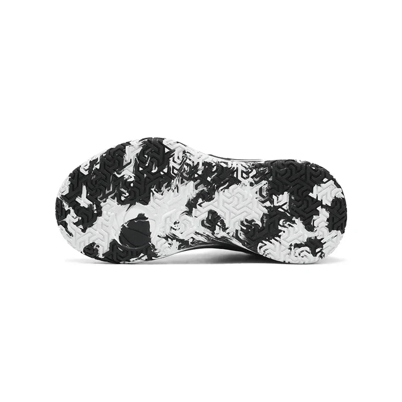 Children's basketball shoes boys' waterproof leather surface rotating buckle anti-slip and shock-absorbing student sports shoes