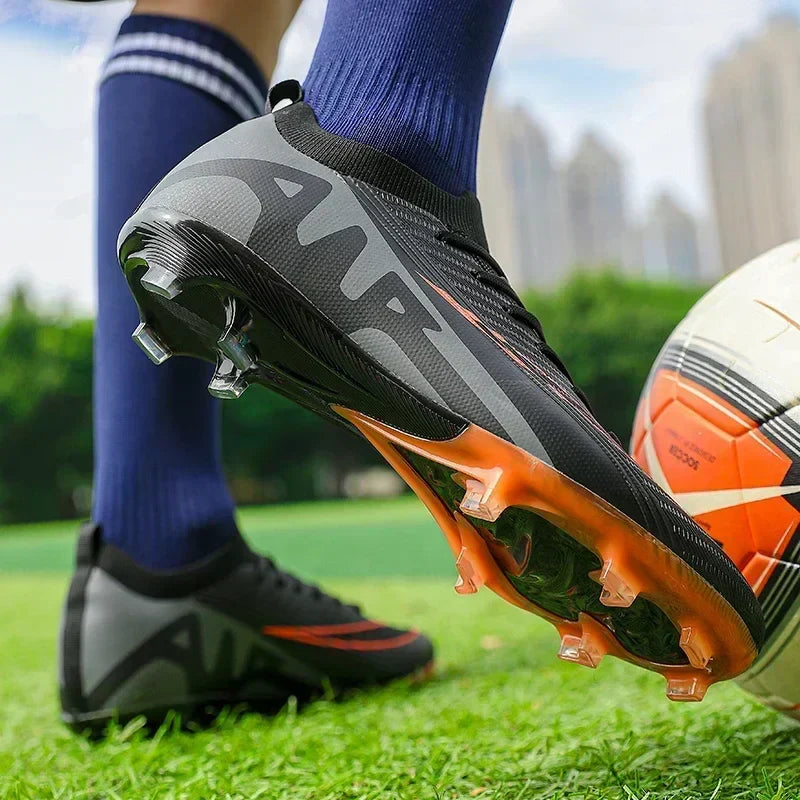 Men Soccer Shoes Unisex Football Boots Non-Slip Grass Outdoor Sports Shoes Breathable Training Sport Ultralight Drop Shipping