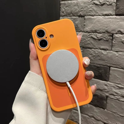 Original Silicone Candy Color for Magsafe Case for iPhone 17 Pro Max 16 15 14 13 Pro Max Magnetic Shockproof Soft Full Cover