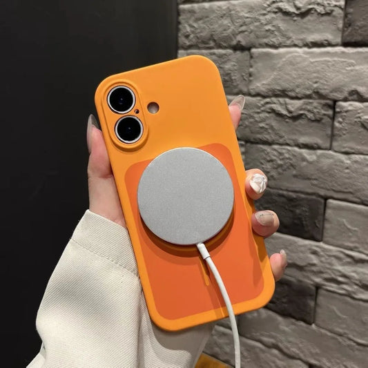 Original Silicone Candy Color for Magsafe Case for iPhone 17 Pro Max 16 15 14 13 Pro Max Magnetic Shockproof Soft Full Cover