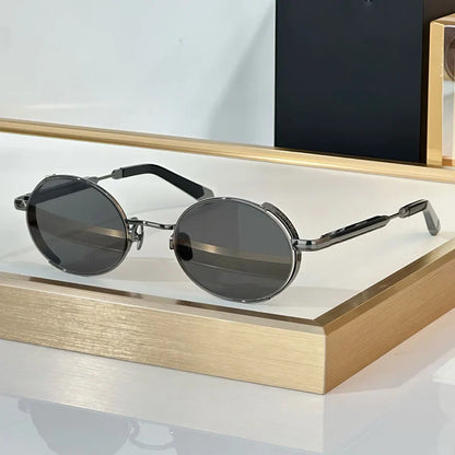 Orang Oavl Alloy Germany Sunglasses for Men Women UV400 High Quality Handmade Gradient Classical Optical Eyeglasses with Case